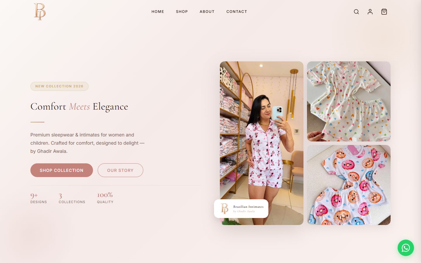 Brazilian Intimates website