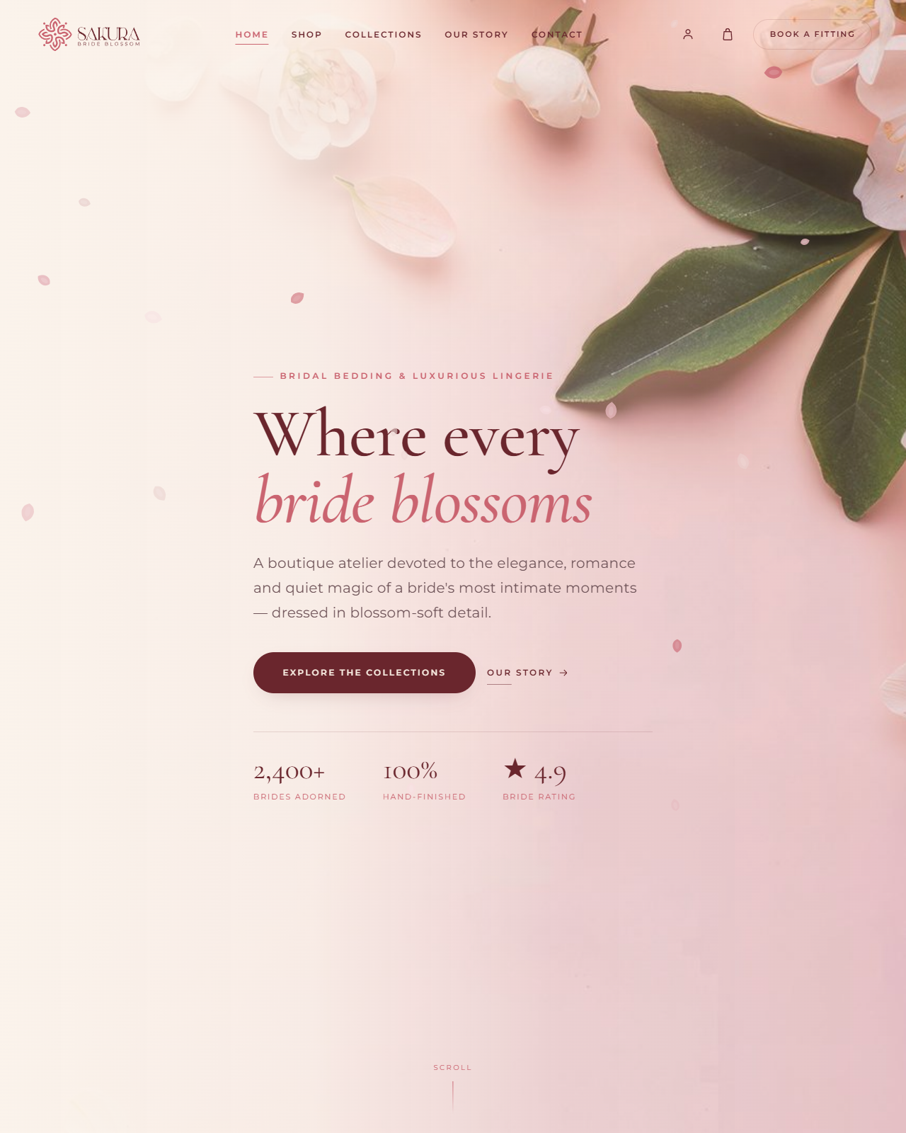Sakura Bride website